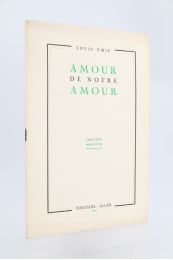 EMIE : Amour de notre amour - Edition Originale - Edition-Originale.com