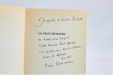 EMMANUEL : La face humaine - Autographe, Edition Originale - Edition-Originale.com