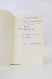 EMMANUEL : Una ou la mort la vie - Signed book, First edition - Edition-Originale.com