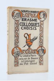 ERASME : Colloques choisis - Edition-Originale.com
