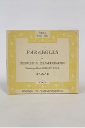 ERSATZMANN : Paraboles - Erste Ausgabe - Edition-Originale.com