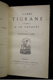 FABRE : L'abbé Tigrane candidat à la papauté - First edition - Edition-Originale.com