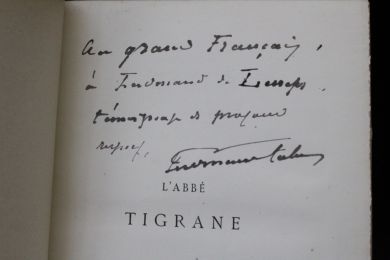 FABRE : L'abbé Tigrane candidat à la papauté - Signiert, Erste Ausgabe - Edition-Originale.com