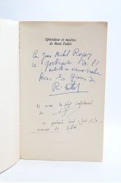 FALLET : Splendeurs et misères de René Fallet - Signiert, Erste Ausgabe - Edition-Originale.com