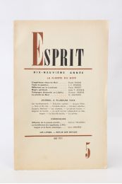 FANON : L'expérience vécue du noir  - In Esprit N°179 de la 19ème année - Prima edizione - Edition-Originale.com
