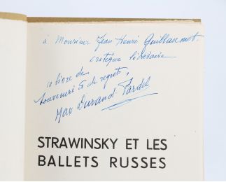 FARDEL : Strawinsky et les ballets russes - Autographe, Edition Originale - Edition-Originale.com