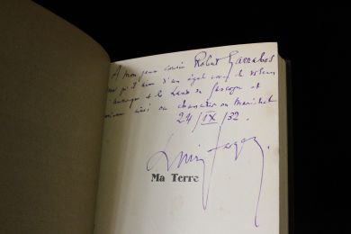 FARGES : Ma terre. Visions et souvenirs de l'Auvergne et du Massif Central - Libro autografato, Prima edizione - Edition-Originale.com