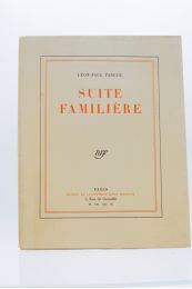 FARGUE : Suite familière - Prima edizione - Edition-Originale.com