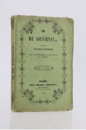 FARRENC : Je me souviens!  - First edition - Edition-Originale.com