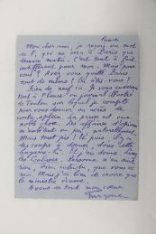 FARRERE : Lettre autographe signée adressée à Pierre Louÿs : 