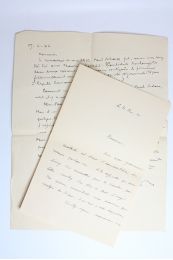 FENEON : Lettre autographe signée de Félix Fénéon adressée à Gabriel Mourey : 
