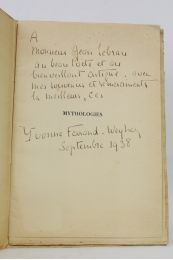 FERRAND-WEYHER : Mythologies - Signed book, First edition - Edition-Originale.com
