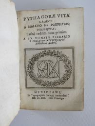 FERRARIO : Pythagorae vita - First edition - Edition-Originale.com