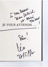 FERRE : Je vous attends... - Autographe, Edition Originale - Edition-Originale.com