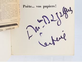 FERRE : Poète... vos papiers - Libro autografato, Prima edizione - Edition-Originale.com