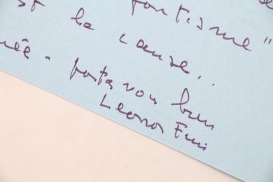 FINI : Lettre manuscrite datée et adressée à Gérard Leman à propos du succès de ses récentes expositions : 