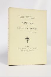 FLAUBERT : Pensées - Prima edizione - Edition-Originale.com