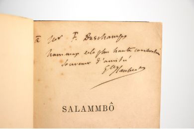 FLAUBERT : Salammbô - Signiert, Erste Ausgabe - Edition-Originale.com