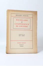 FONDANE : Baudelaire et l'expérience du gouffre - Prima edizione - Edition-Originale.com