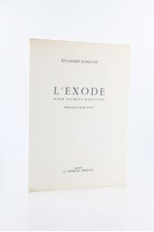 FONDANE : L'exode - Prima edizione - Edition-Originale.com