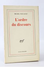 FOUCAULT : L'ordre du discours. Leçon inaugurale au Collège de France prononcée le 2 décembre 1970 - Prima edizione - Edition-Originale.com