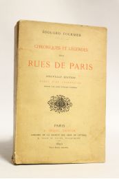 FOURNIER : Chroniques et légendes des rues de Paris - Edition-Originale.com