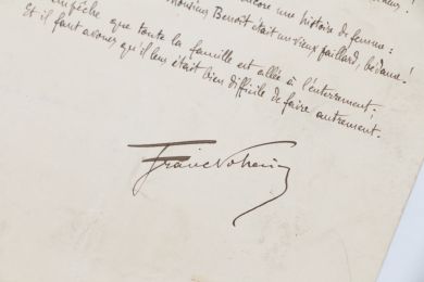 FRANC-NOHAIN : Poème autographe signé intitulé 