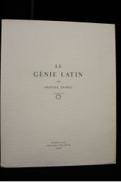 FRANCE : Le génie latin - Erste Ausgabe - Edition-Originale.com
