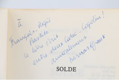 FRANK : Solde - Signed book, First edition - Edition-Originale.com