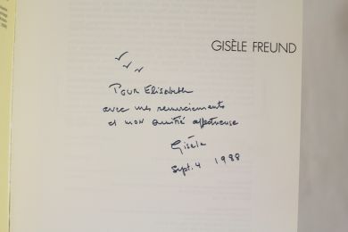 FREUND : Gisèle Freund - Autographe, Edition Originale - Edition-Originale.com