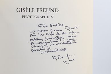 FREUND : Photographien - Autographe, Edition Originale - Edition-Originale.com