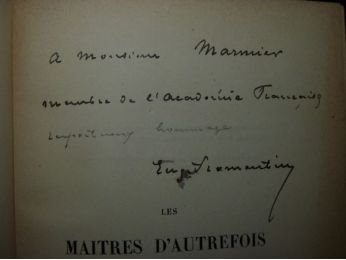 FROMENTIN : Les maîtres d'autrefois - Signiert, Erste Ausgabe - Edition-Originale.com