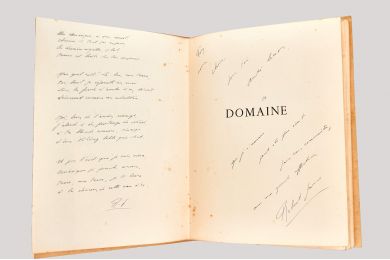 GANZO : Domaine - Signed book - Edition-Originale.com
