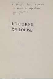 GARDAIR : Le corps de Louise - Libro autografato, Prima edizione - Edition-Originale.com
