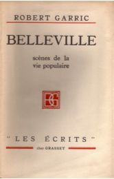 GARRIC : Belleville, scènes de la vie populaire - Prima edizione - Edition-Originale.com