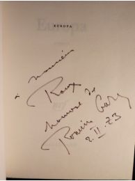 GARY : Europa - Signed book, First edition - Edition-Originale.com