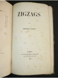 GAUTIER : Zigzags - Edition Originale - Edition-Originale.com