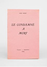GENET : Le condamné à mort - First edition - Edition-Originale.com