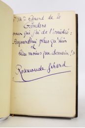 GERARD : La vie amoureuse de madame de Genlis - Autographe, Edition Originale - Edition-Originale.com
