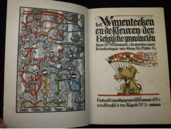 GEWAERT : Het wapenteekens en de Kleuren der Belgische Prövincien - First edition - Edition-Originale.com