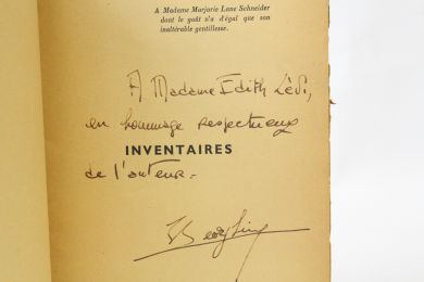 GHEORGHIU : Inventaires - Libro autografato, Prima edizione - Edition-Originale.com