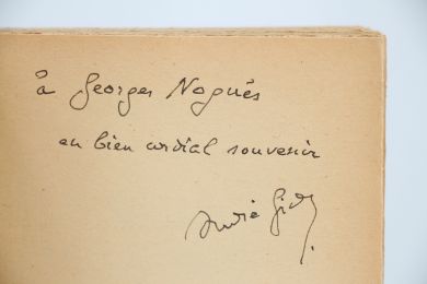 GIDE : Feuillets d'automne - Signed book, First edition - Edition-Originale.com