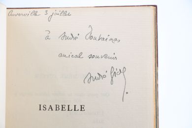 GIDE : Isabelle - Signiert, Erste Ausgabe - Edition-Originale.com