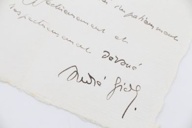GIDE : Lettre autographe adressée à sa cousine la baronne de Charnisay : 
