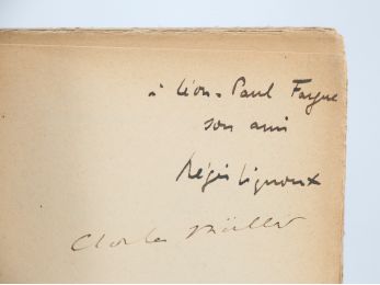 GIGNOUX : Mil neuf cent douze - Exemplaire de Léon-Paul Fargue - Signiert, Erste Ausgabe - Edition-Originale.com