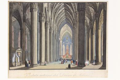 GILIO RIMOLDI : Veduta interna del Duomo di Milano  - Prima edizione - Edition-Originale.com