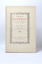 GILLOT : Denis Diderot. L'homme. Ses idées philosophiques, esthétiques et littéraires - Erste Ausgabe - Edition-Originale.com