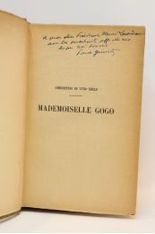 GINISTY : Comédiennes du XVIIIème siècle. Mademoiselle Gogo, mademoiselle Beauménard de la Comédie Française 1730-1799 - Autographe, Edition Originale - Edition-Originale.com
