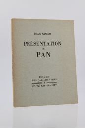 GIONO : Présentation de Pan - Prima edizione - Edition-Originale.com