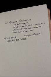 GIRARD : Longue distance - Libro autografato, Prima edizione - Edition-Originale.com